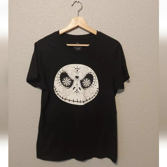 The Nightmare Before Christmas Jack Skellington women's XL t-shirt black white - Picture 3 of 6